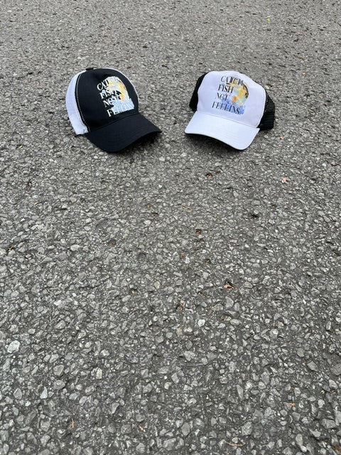 Fishing hat black or white